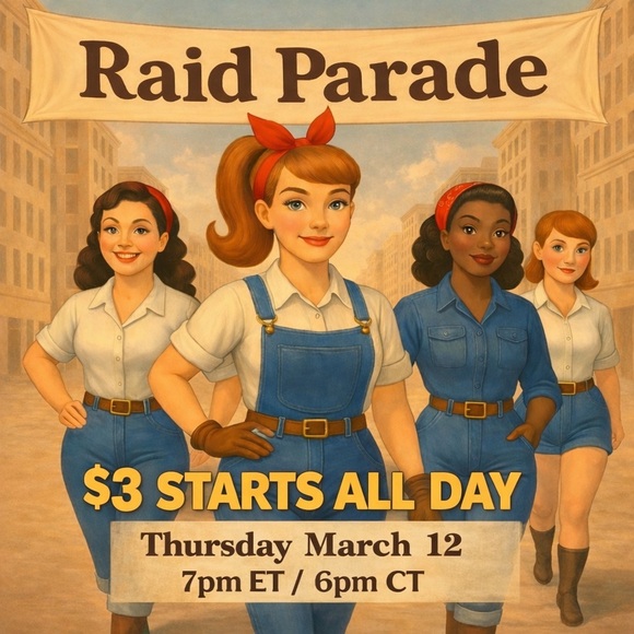 Tops - 03/12/26 Raid Parade Live Show Unlisted Items